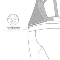 Bela Calm Digger pantaloni Unisex/Donna/Uomo da moto Corto 