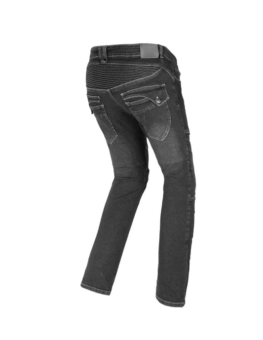YXYECEIPENO Pantaloni Da Moto Jeans Da Bici Pantaloni Da Ciclismo Le - Foto 3