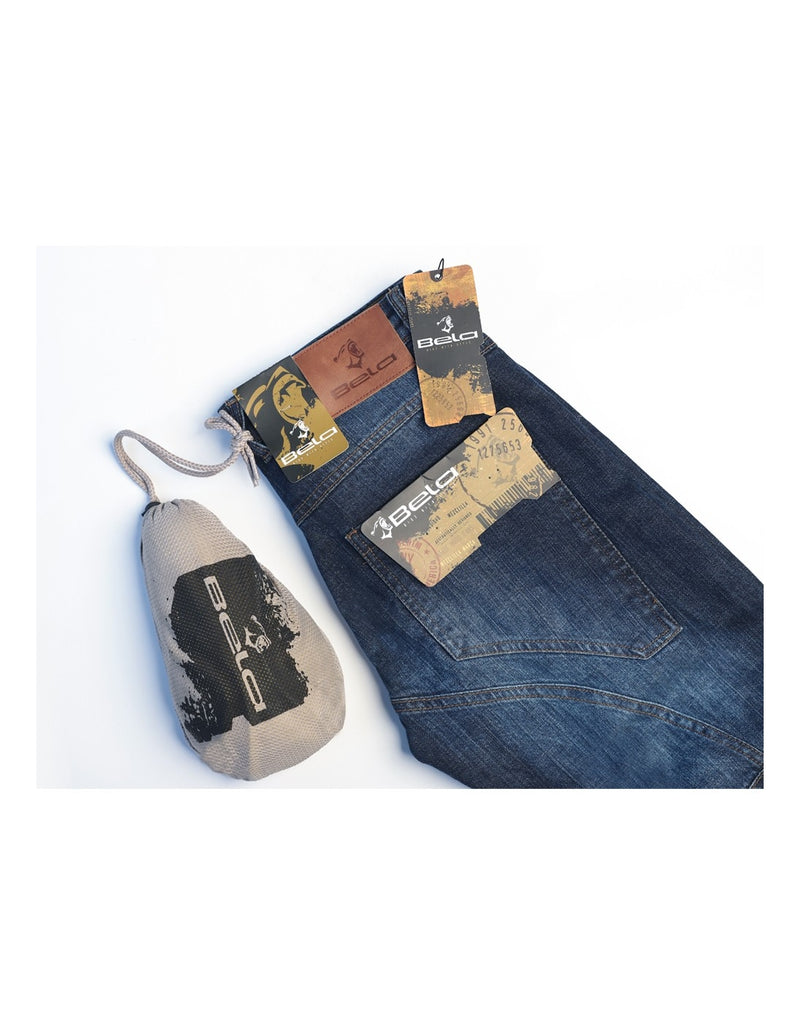 Bela Rocker Jeans Moto per Uomo - Azul Vaquero