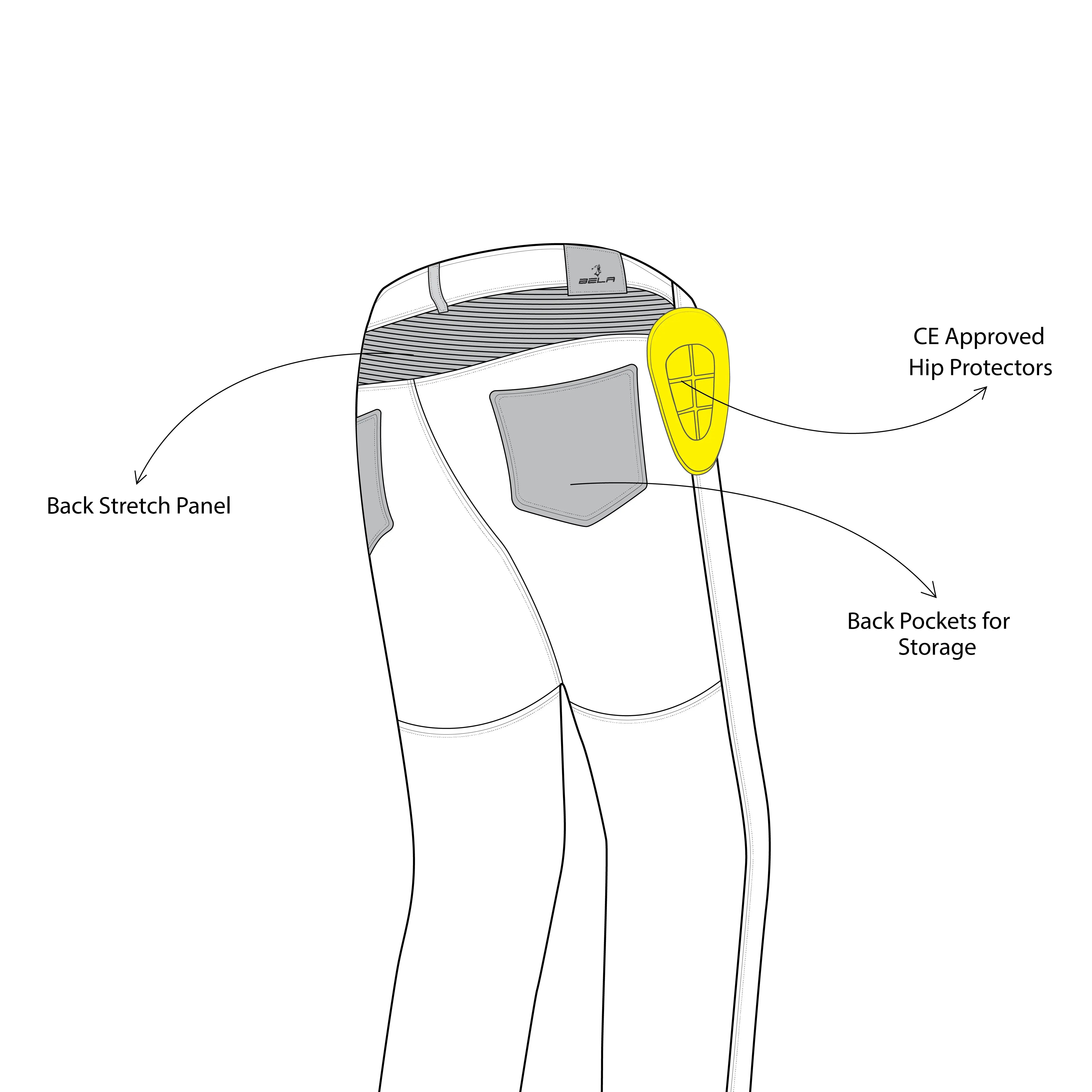 Bela Street Jeans da donna - BLU description 1