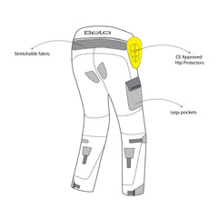 BELA Transformer - Pantalone in tessuto - Nero Grigio information 2