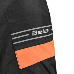 BELA BRADLEY  GIACCA TESSILE MOTO UOMO NERO/ARANCIONE 
