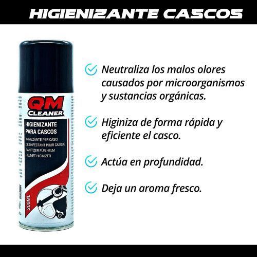 QM CLEANER HIGIENIZANTE INTERIOR DE CASCOS 200ML 