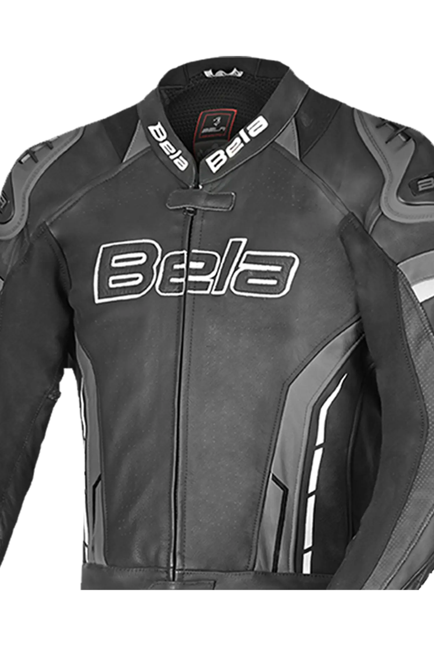 BELA - tuta 2 PC ROCKET cangaroo mix. NEGRO/ANTRACITA 