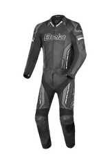 BELA - tuta 2 PC ROCKET cangaroo mix. NEGRO/ANTRACITA 
