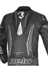 BELA - tuta 2 PC ROCKET cangaroo mix. NEGRO/ANTRACITA 
