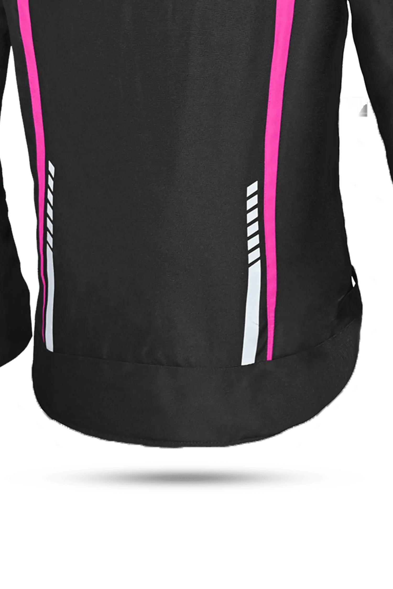 R-Tech Marshal Giacca da donna Moto Nero/Rosa 