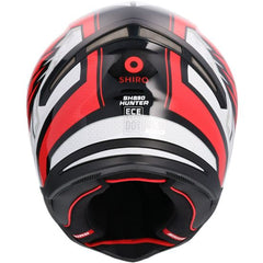 SHIRO CASCO  HUNTER SH-890 EDGE NEGRO_ROJO 