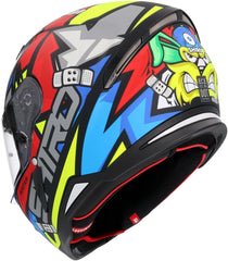 SHIRO CASCO HUNTER RACCOON AZUL MATE 
