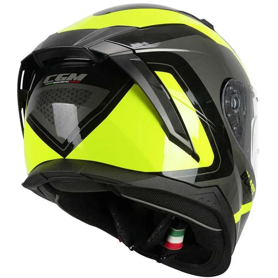 CGM - 311R BLAST RACE Nero Giallo fluo - SECURTEX MOTOR S.L (t/a MaximoMoto)
