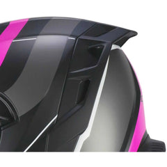 CGM 363X Casco SHOT RUN Nero Fucsia fluo opaco detailing