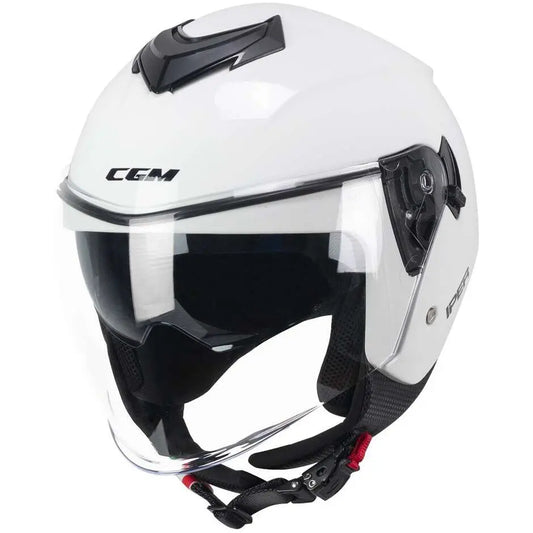 IPER 126A MONO  con visiera Bianco 