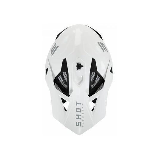 SHOT SOLID WHITE MOTORCYCLE HELMET – Yamoto.it