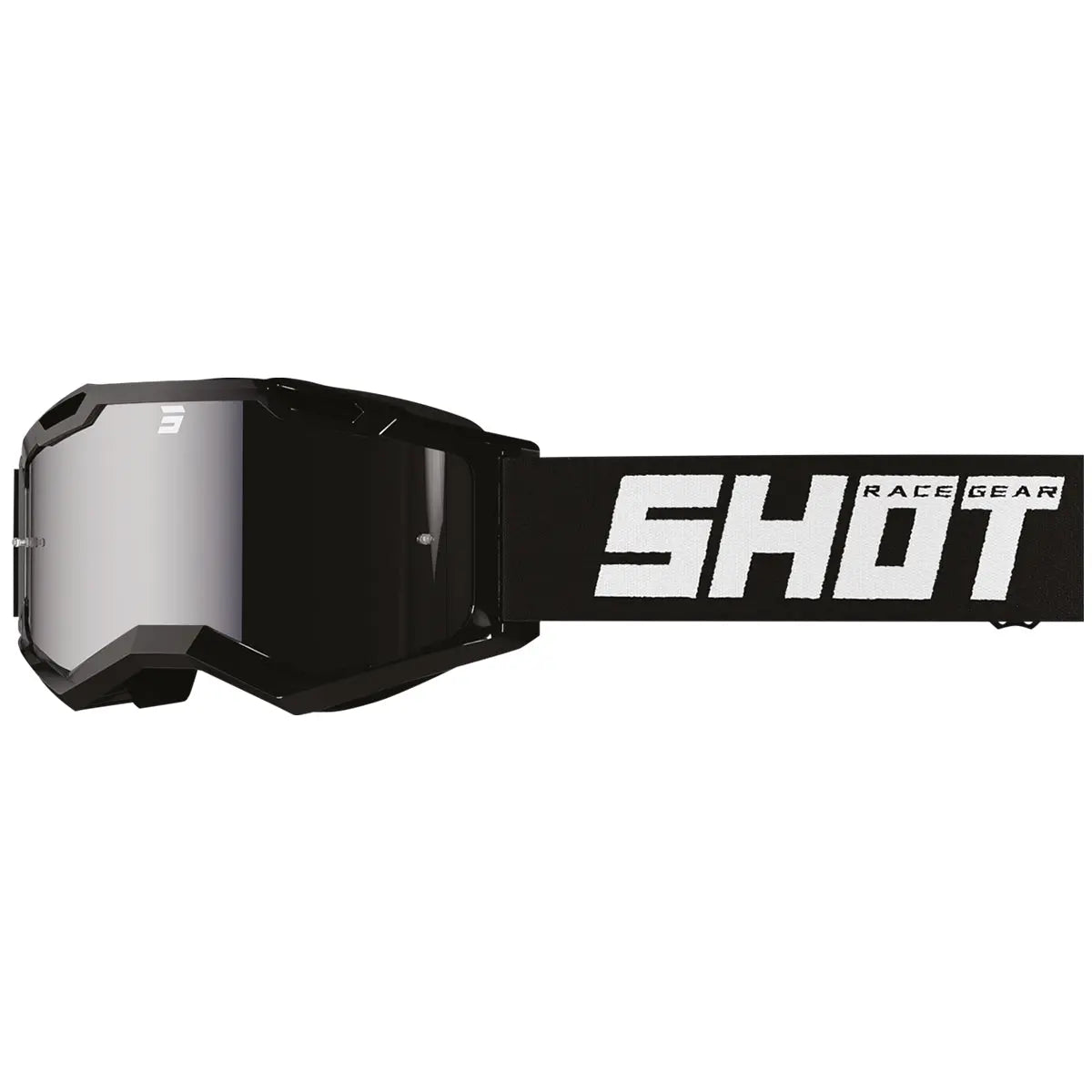 SHOT ROCKET KID 2.0 GAFAS DE MOTOCROSS SOLID IRIDIUM NEGRO BRILLANTE 