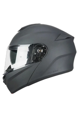 CGM 568A BER MONO Moto Modulare Caschi Abatible Grafito Mate 