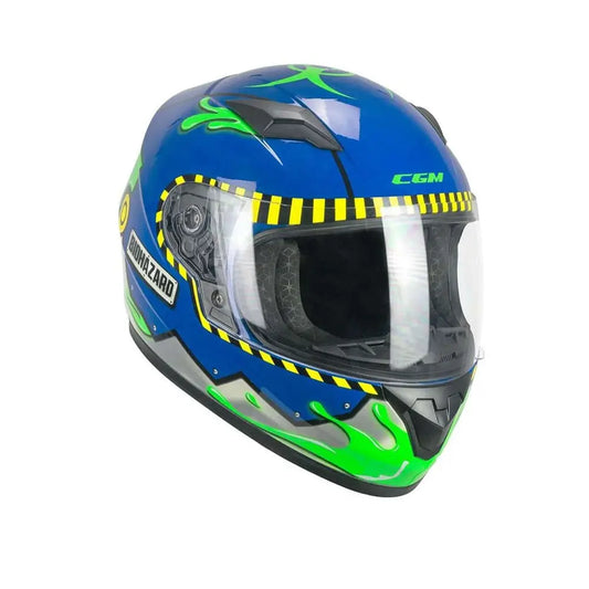 CGM 265R LUCKY BIO jet Casco infantil azul amarillo verde mate – Yamoto.it