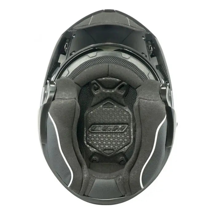CGM 569A C-MAX MONO Moto Modulare Caschi Nero opaco