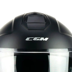 CGM 569A C-MAX MONO Moto Modulare Caschi Nero opaco