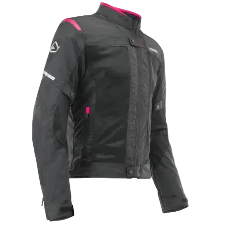 ACERBIS RAMSEY VENTED 2.0 CE GIACCA MOTO DONNA NERA ROSA 