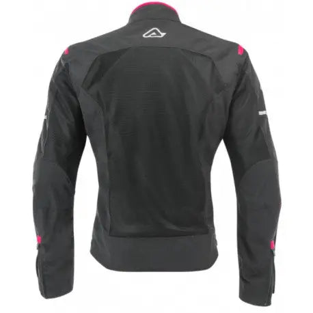 ACERBIS RAMSEY VENTED 2.0 CE GIACCA MOTO DONNA NERA ROSA 