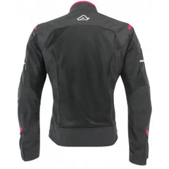 ACERBIS RAMSEY VENTED 2.0 CE GIACCA MOTO DONNA NERA ROSA 