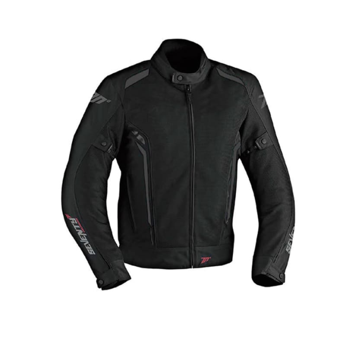 SEVENTY DEGREES SD-JT36 CHAQUETA DE MOTO VERANO TOURING MUJER NEGRO GRIS 