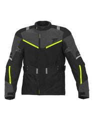 SEVENTY DEGREES SD-JT83 INVIERNO CHAQUETA DE MOTO TOURING HOMBRE NEGRO AMARILLO FLUOR 