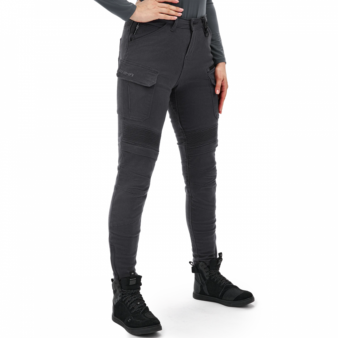 SHIMA GIRO 3.0 LADY PANTALON DE MOTO GRIS 