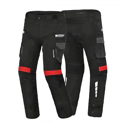 Bela Crossroad Extreme WP Pantaloni tessuto impermeabile Nero/Antracite/Rosso 