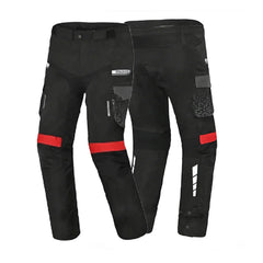 Bela Crossroad Extreme WP Pantaloni tessuto impermeabile Nero/Antracite/Rosso 