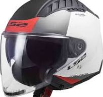 LS2 OF600 Copter II Urbane casco da moto M.White Red