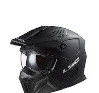LS2 OF606 DRIFTER casco moto aperto jet SOLID MATT BLACK