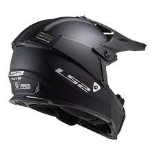 LS2 MX437 FAST EVO Mini casco off road da motocross nero opaco