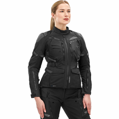 SHIMA DUNE MUJER DE TURISMO MOTO CHAQUETA TEXTIL NEGRO 