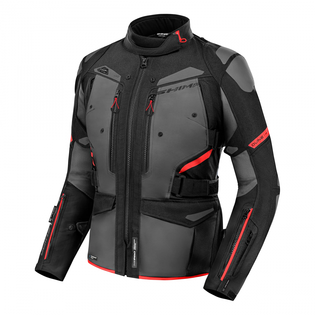SHIMA DUNE LADY CHAQUETA TEXTIL DE MOTO ROJO