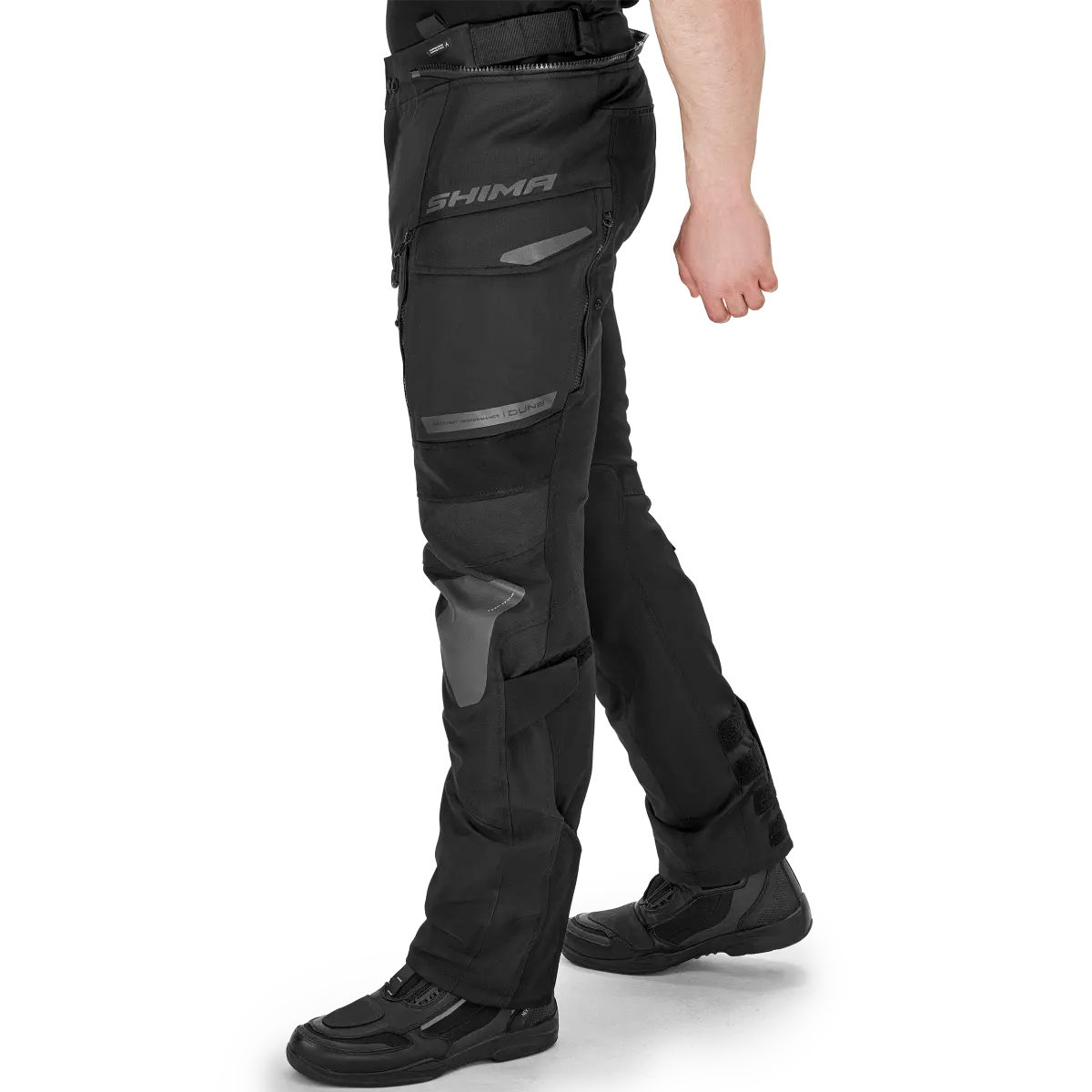 SHIMA DUNE PANTALONE TEXTIL DE MOTO HOMBRE NEGRO 