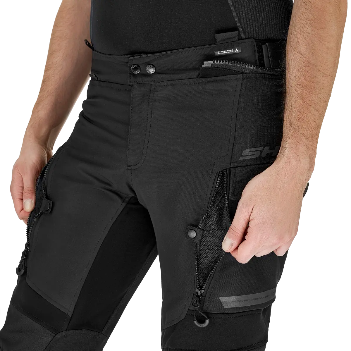 SHIMA DUNE PANTALONE TEXTIL DE MOTO HOMBRE NEGRO 