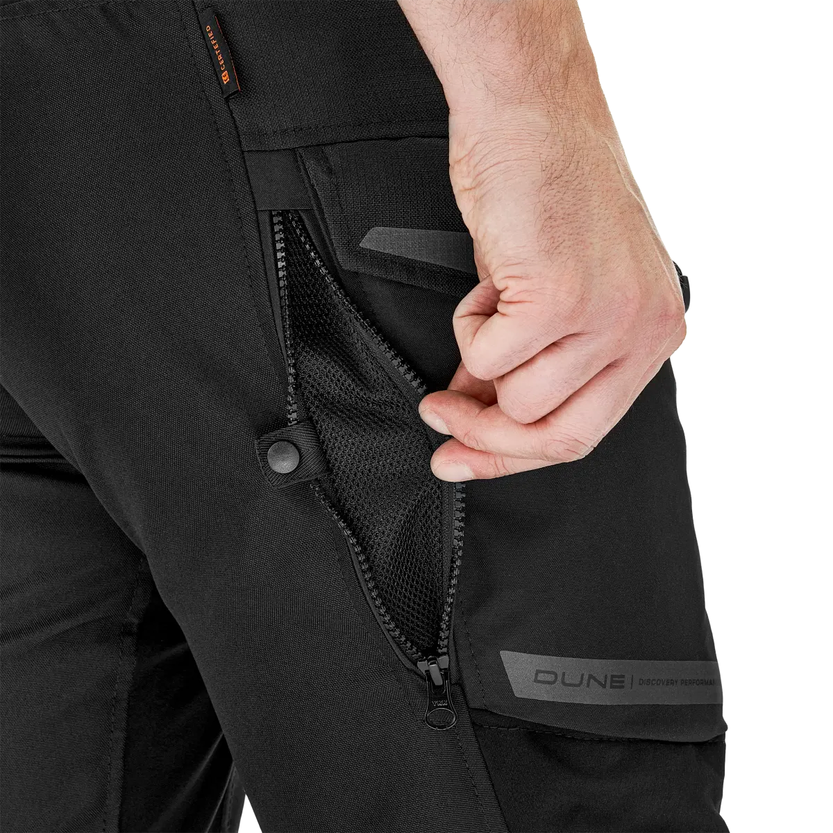 SHIMA DUNE PANTALONE TEXTIL DE MOTO HOMBRE NEGRO 