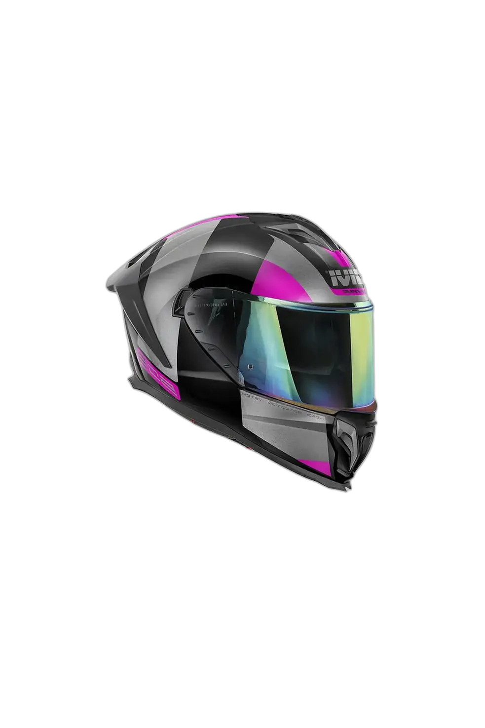 GIVI H503 VISION Casco integrale per moto Nero Titanio Fucsia 