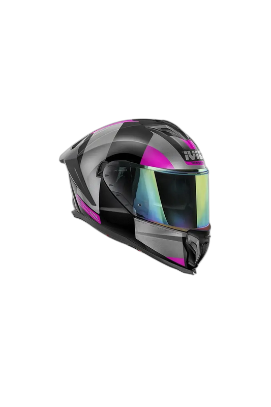 GIVI H503 VISION Casco integrale per moto Nero Titanio Fucsia 