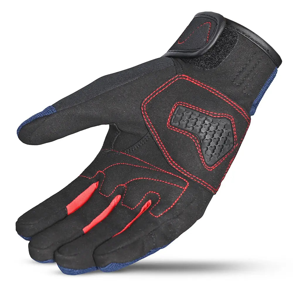 Bela - Guanto In Tessuto Star Blu Rosso/Nero 