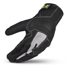 Bela Drift Donna Guanti Moto in Tessuto Nero Giallo 
