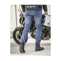 SHIMA GHOST JEANS DE MOTO AZUL 