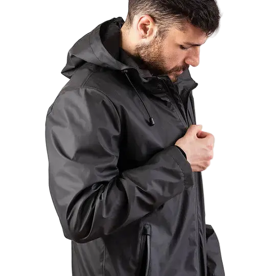 Giacca Antipioggia Impermeabile Tj Marvin SPORTIVA J01 NERO 