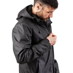 Giacca Antipioggia Impermeabile Tj Marvin SPORTIVA J01 NERO 