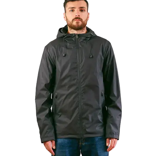 Giacca Antipioggia Impermeabile Tj Marvin SPORTIVA J01 NERO 