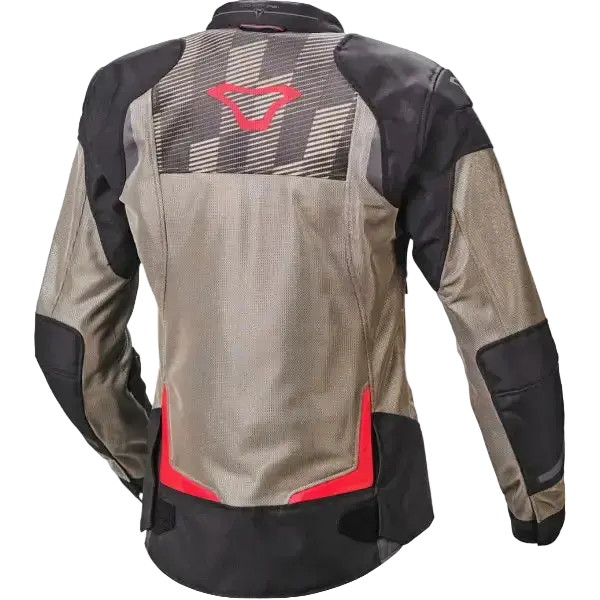 Macna Orcano Giacca in tessuto donna Marrone/nero/rosso 