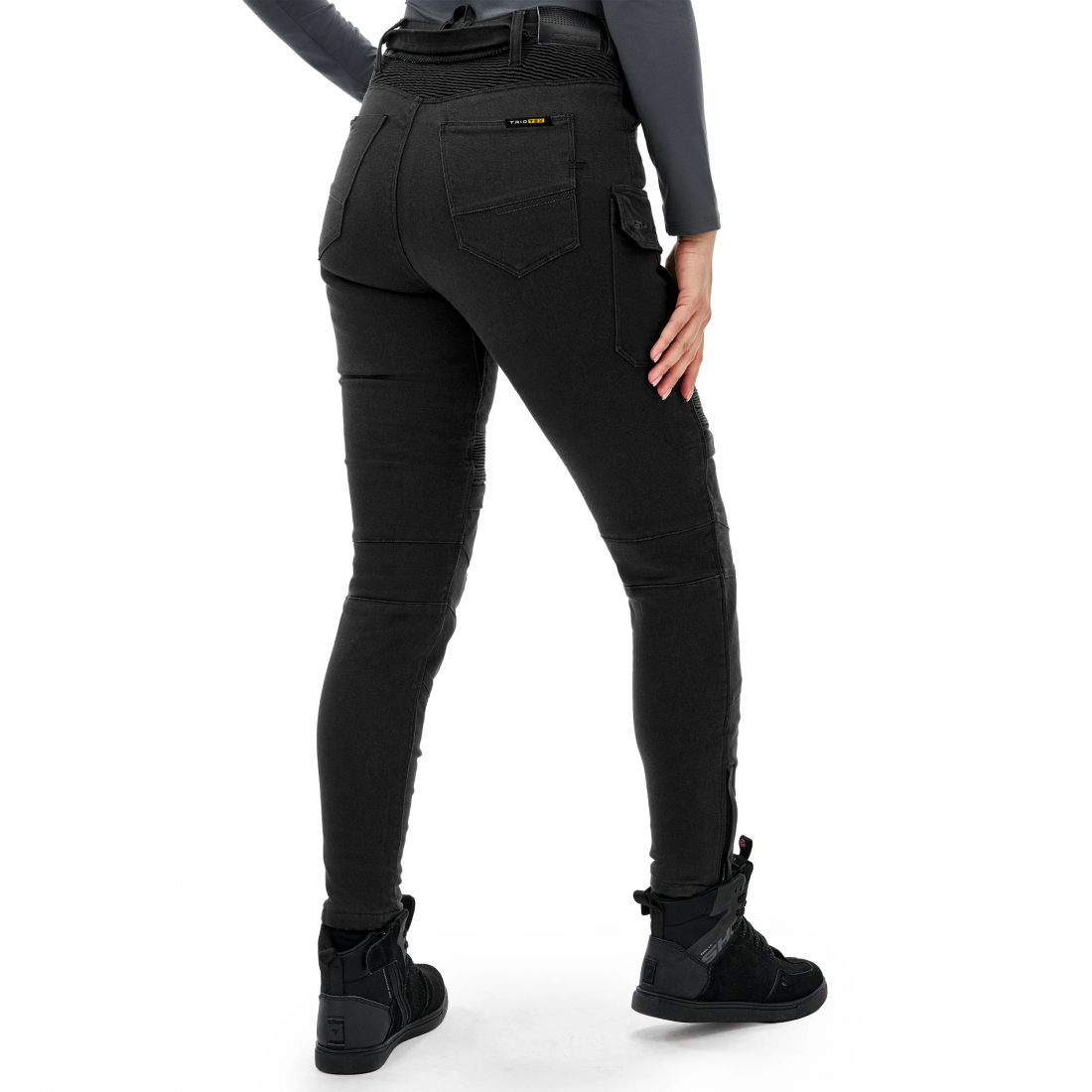SHIMA GIRO 3.0 LADY VAQUEROS DE MOTO NEGRO 