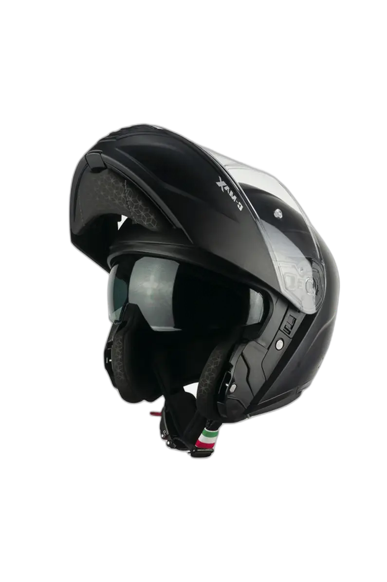 CGM 569A C-MAX MONO Moto Modulare Caschi Nero opaco 