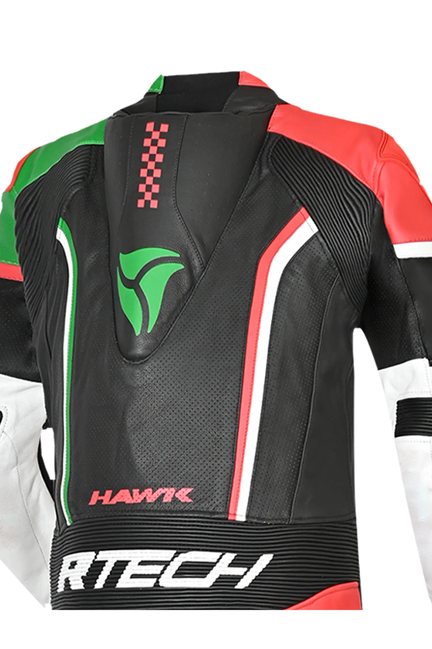 R-Tech Hawk 1 Pc Nero Bianca verde rosso 